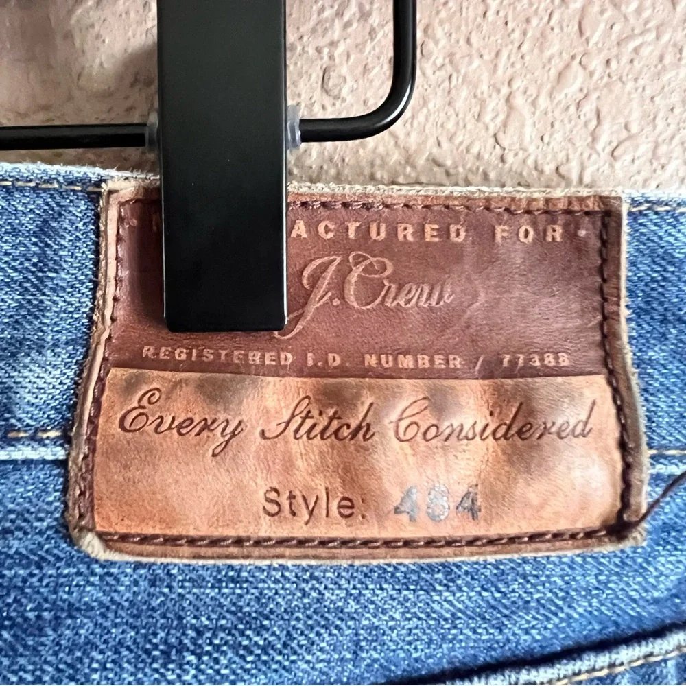 J. Crew 484 Slim Fit Distressed Jeans Size W33 L32